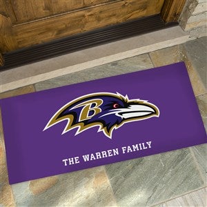 NFL Baltimore Ravens Personalized Oversized Doormat - 24x48 - 33668-O