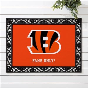 NFL Cincinnati Bengals Personalized Doormat - 18x27 - 33672