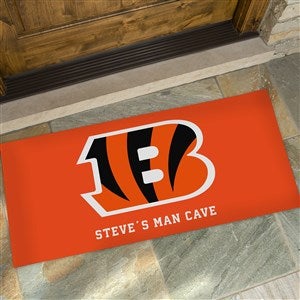 NFL Cincinnati Bengals Personalized Oversized Doormat - 24x48 - 33672-O