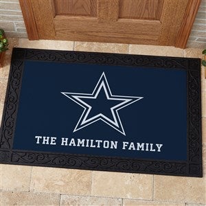 NFL Dallas Cowboys Personalized Doormat- 18x27 - 33674