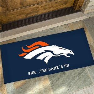 NFL Denver Broncos Personalized Oversized Doormat - 24x48 - 33675-O