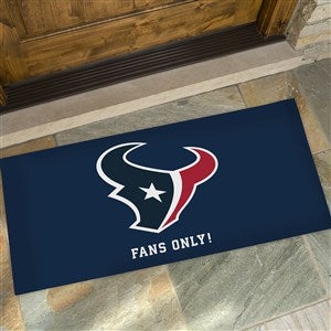 NFL Houston Texans Personalized Oversized Doormat - 24x48 - 33678-O