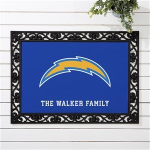 NFL Los Angeles Chargers Personalized Doormat - 18x27 - 33682