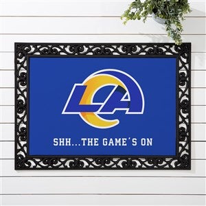 NFL Los Angeles Rams Personalized Doormat - 18x27 - 33683