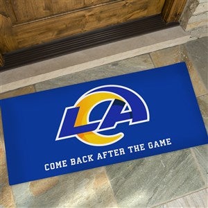 NFL Los Angeles Rams Personalized Oversized Doormat - 24x48 - 33683-O