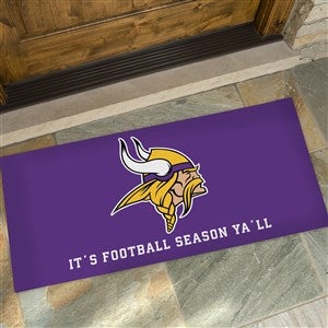 NFL Minnesota Vikings Personalized Oversized Doormat - 24x48 - 33685-O