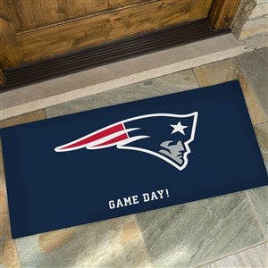 NFL New England Patriots Personalized Oversized Doormat - 24x48 - 33686-O