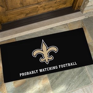 NFL New Orleans Saints Personalized Oversized Doormat - 24x48 - 33687-O