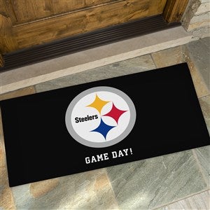 NFL Pittsburgh Steelers Personalized Oversized Doormat - 24x48 - 33700-O