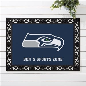 NFL Seattle Seahawks Personalized Doormat- 18x27 - 33703