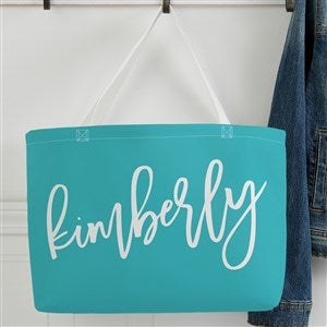 Trendy Script Personalized Tote Bag - 33733