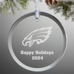 NFL Philadelphia Eagles Personalized Glass Ornament - 33739