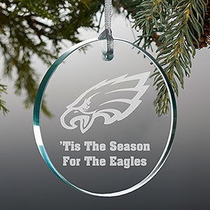 NFL Philadelphia Eagles Personalized Premium Glass Ornament - 33739-P