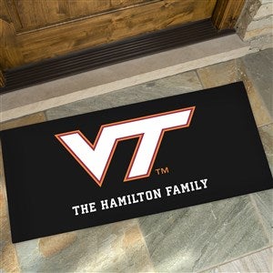 NCAA Virginia Tech Hokies Personalized Oversized Doormat - 24x48 - 33752-O
