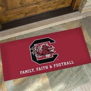 NCAA South Carolina Gamecocks Personalized Oversized Doormat - 24x48 - 33762-O