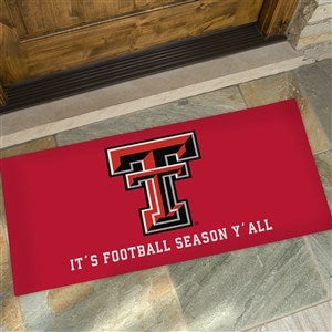 NCAA Texas Tech Red Raiders Personalized Oversized Doormat - 24x48 - 33767-O