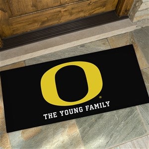 NCAA Oregon Ducks Personalized Oversized Doormat - 24x48 - 33771-O