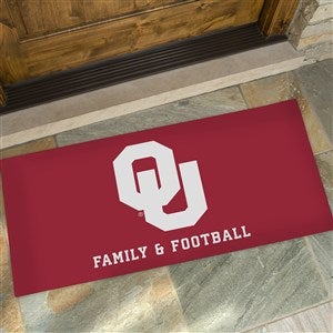 NCAA Oklahoma Sooners Personalized Oversized Doormat - 24x48 - 33773-O