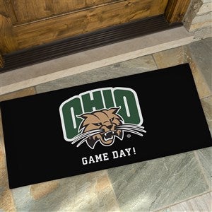 NCAA Ohio Bobcats Personalized Oversized Doormat - 24x48 - 33775-O