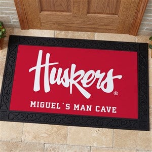 NCAA Nebraska Cornhuskers Personalized Doormat - 20x35 - 33777-M