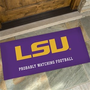 NCAA LSU Tigers Personalized Oversized Doormat - 24x48 - 33789-O