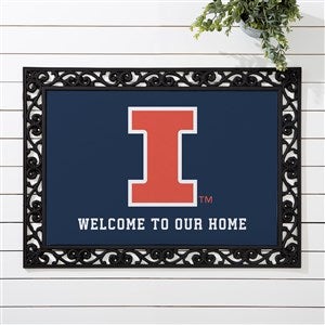NCAA Illinois Fighting Illini Personalized Doormat - 18x27 - 33792