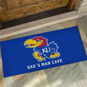 NCAA Kansas Jayhawks Personalized Oversized Doormat - 24x48 - 33794-O
