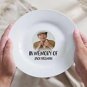 Memorial Photo Message Personalized Plate - 33798