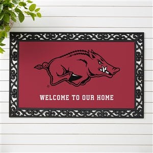 NCAA Arkansas Razorbacks Personalized Doormat - 20x35 - 33807-M