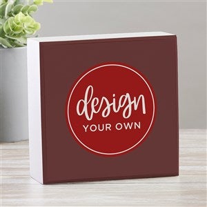 Design Your Own Personalized Shelf Block- Brown - 33908-BR