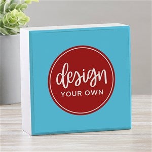 Design Your Own Personalized Shelf Block- Baby Blue - 33908-BB
