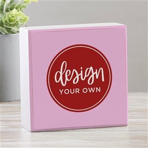 Design Your Own Personalized Shelf Block- Pastel Pink - 33908-PP