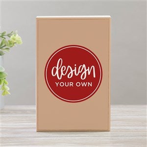 Design Your Own Personalized Rectangle Shelf Blocks- Tan - 33909-T