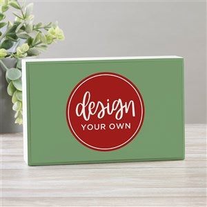 Design Your Own Personalized Rectangle Shelf Blocks- Sage Green - 33909-SG