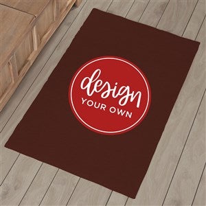 Design Your Own Personalized 2.5’ x 4’ Area Rug- Brown - 33964-BR