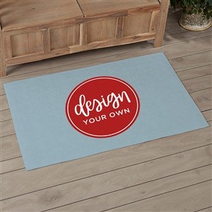 Design Your Own Personalized 2.5’ x 4’ Area Rug- Slate Blue - 33964-SB