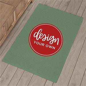 Design Your Own Personalized 2.5’ x 4’ Area Rug- Sage Green - 33964-SG