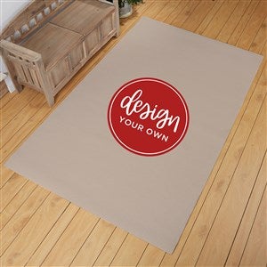Design Your Own Personalized 60" x 96" Area Rug- Tan - 33966-T