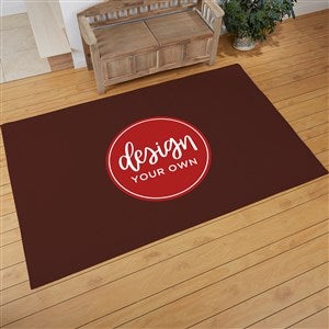 Design Your Own Personalized 60" x 96" Area Rug- Brown - 33966-BR