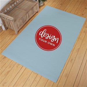 Design Your Own Personalized 60" x 96" Area Rug- Slate Blue - 33966-SB