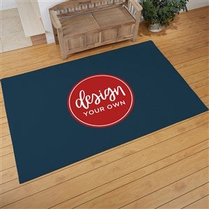 Design Your Own Personalized 60" x 96" Area Rug- Navy Blue - 33966-NB