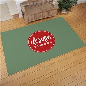 Design Your Own Personalized 60" x 96" Area Rug- Sage Green - 33966-SG