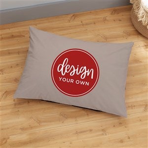 Design Your Own Personalized 22" x 30" Floor Pillow- Tan - 33969-Tan