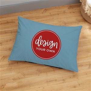 Design Your Own Personalized 22" x 30" Floor Pillow- Slate Blue - 33969-SB