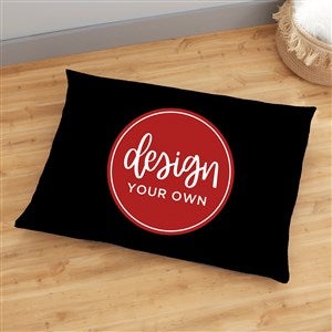 Design Your Own Personalized 30" x 40" Floor Pillow- Black - 33970-BL