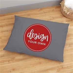 Design Your Own Personalized 30" x 40" Floor Pillow- Grey - 33970-GR