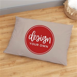 Design Your Own Personalized 30" x 40" Floor Pillow- Tan - 33970-T