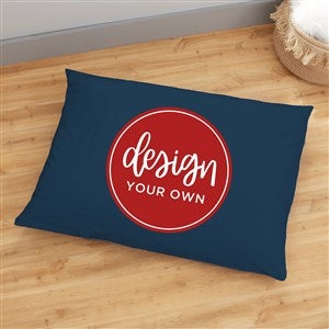 Design Your Own Personalized 30" x 40" Floor Pillow- Navy Blue - 33970-NB