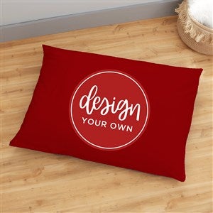 Design Your Own Personalized 30" x 40" Floor Pillow- Burgundy - 33970-BU
