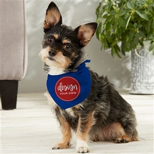 Design Your Own Personalized Small Dog Bandana- Blue - 33987-BL